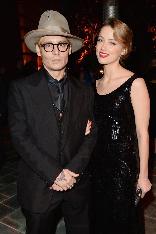 Johnny Depp und Amber Heard auf einer Gala Johnny Depp und Amber Heard auf einer Gala