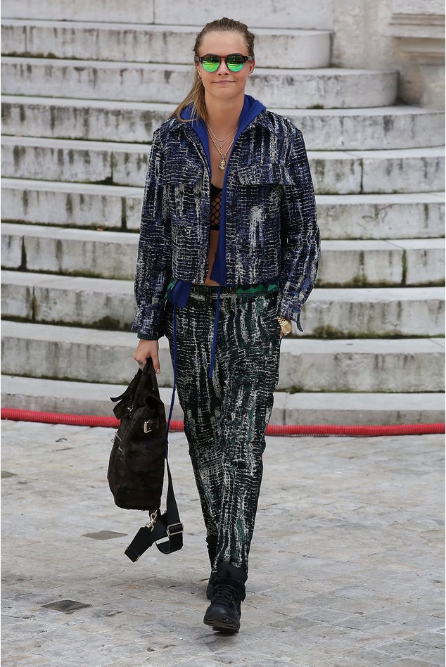 Cara Delevingne bei einer Fashionshow Cara Delevingne bei einer Fashionshow