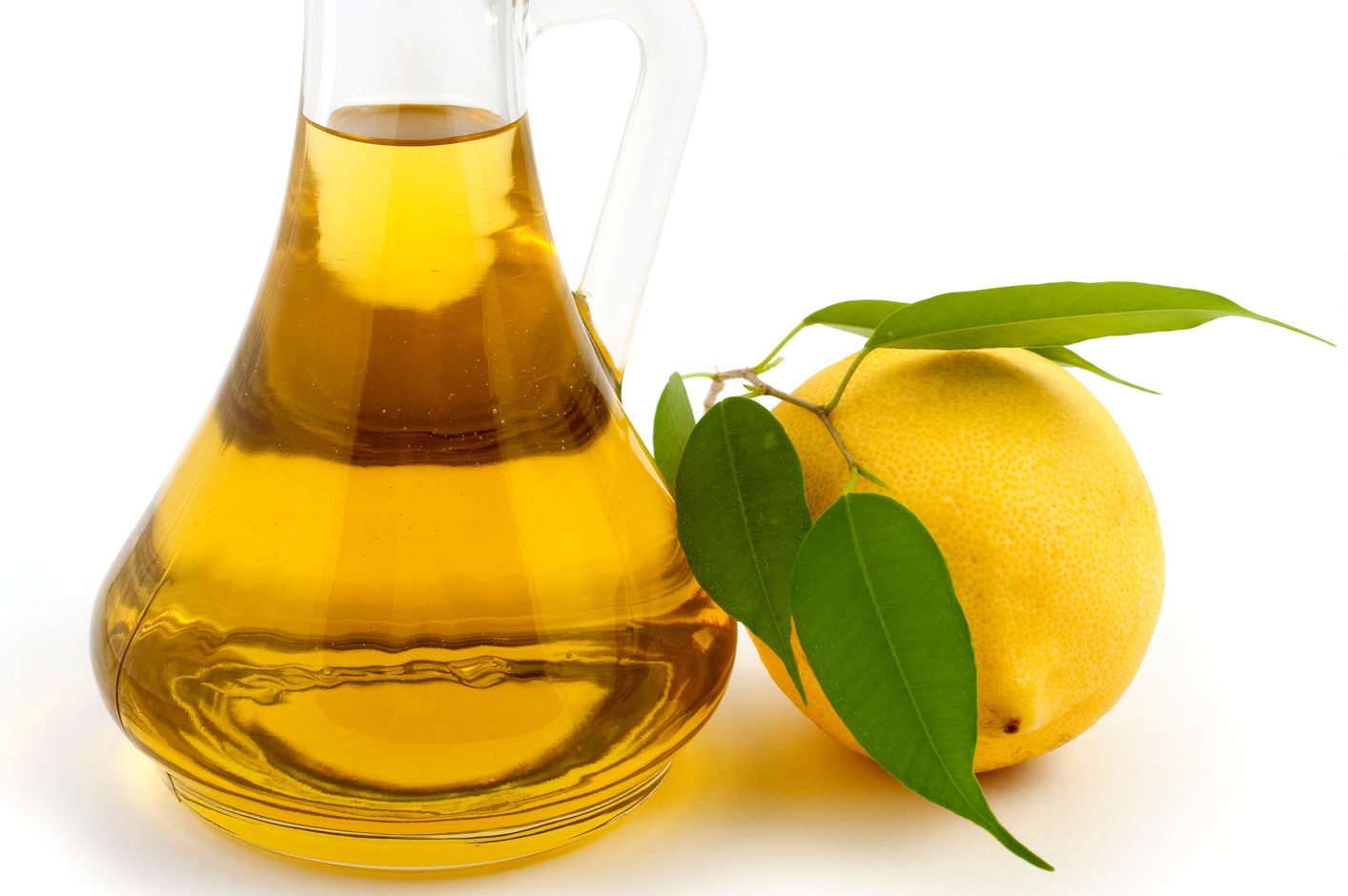 Zitronensaft und Olivenöl