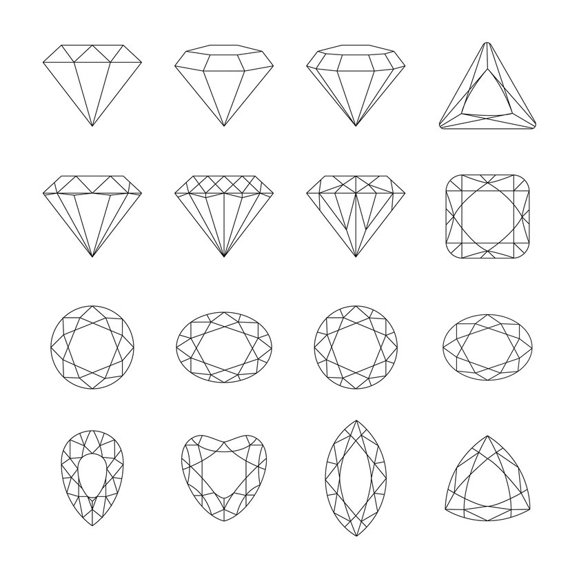 Diamant-Tattoo Vorlage 3