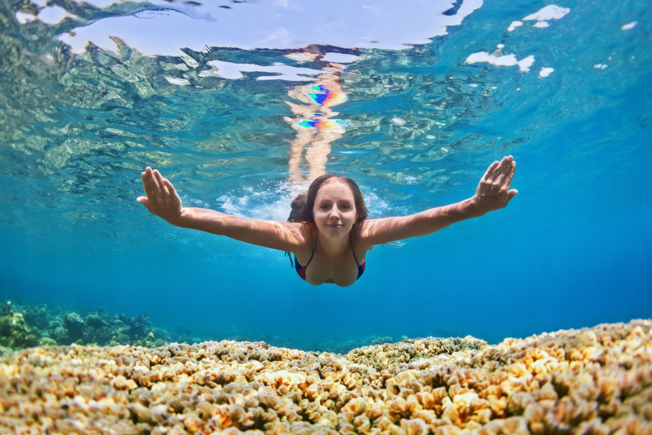 Während der Periode baden gehen Während der Periode baden gehen