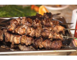 Fleischspieße vom Grill Fleischspieße vom Grill