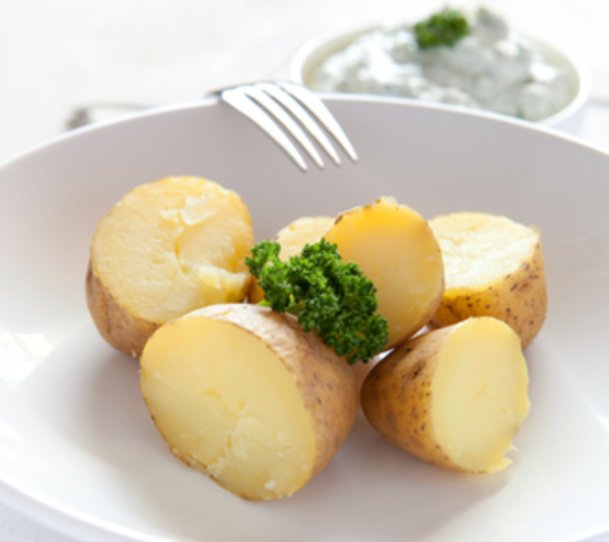 Kartoffeln mit Apfelquark:Lecker leicht. Kartoffeln mit Apfelquark:Lecker leicht.