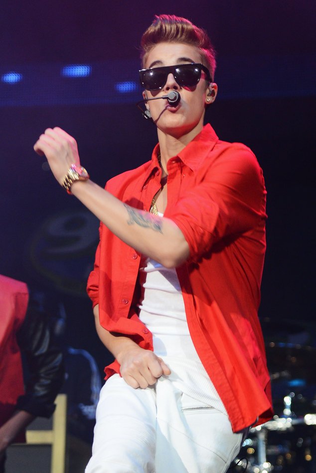 Justin Bieber bei einem Konzert Justin Bieber bei einem Konzert