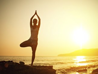 Meditation kann dabei helfen, den Alltag auszublenden Meditation kann dabei helfen, den Alltag auszublenden