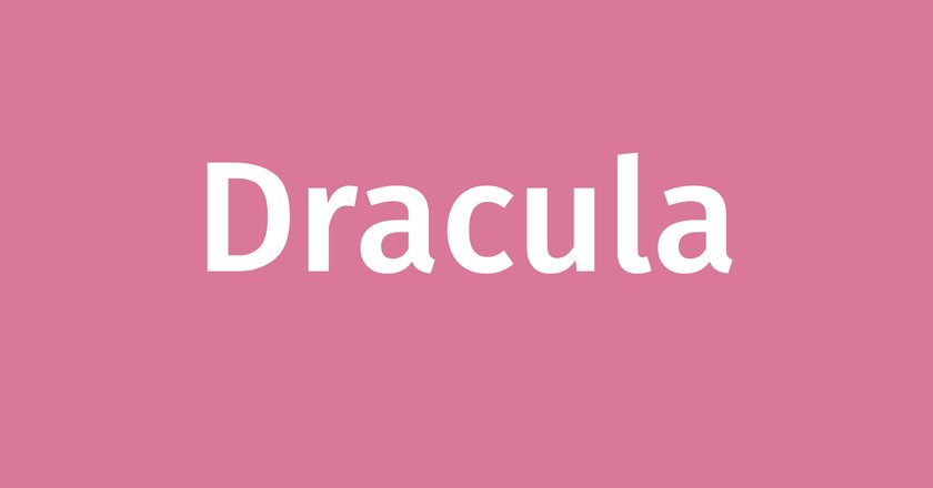Dracula Name