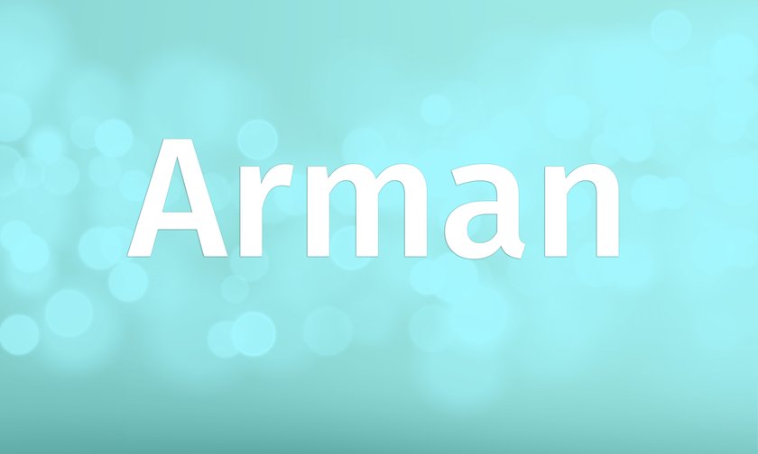 Vorname Arman