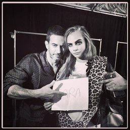 Marc Jacobs und Cara Delevingne in NY Marc Jacobs und Cara Delevingne in NY