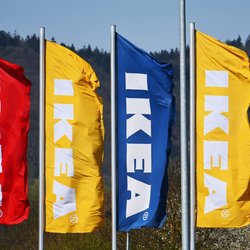 Die braune Vase von Ikea punktet mit einem besonders eleganten Look