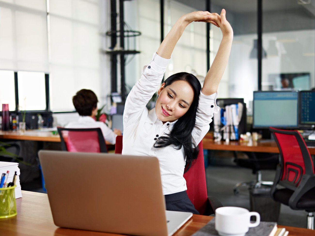 Entspannung im Büro Entspannung im Büro