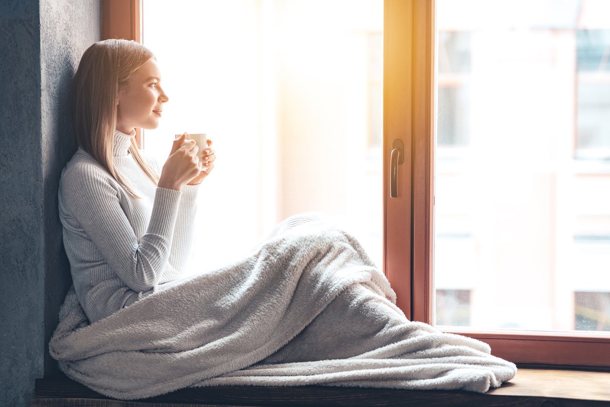 Frau am Fenster Frau am Fenster