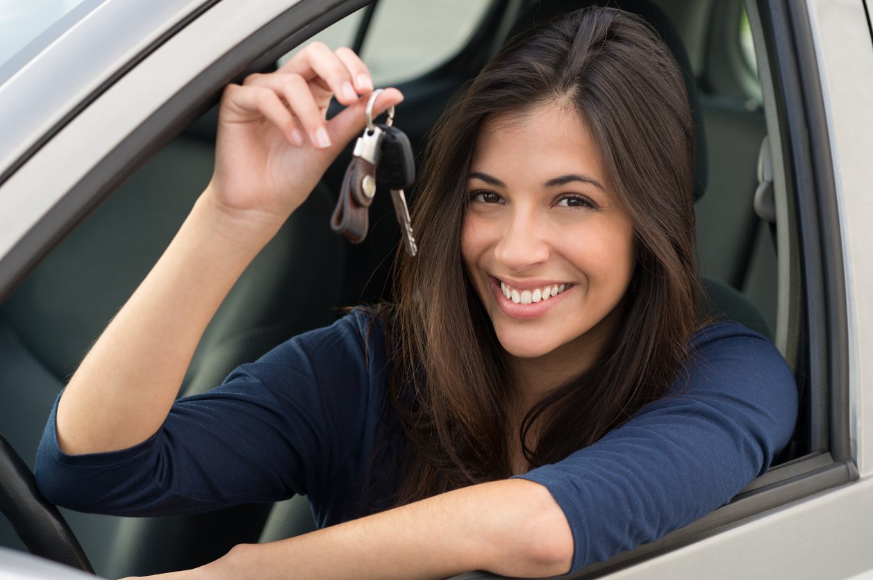 Frau Autoschlüssel Frau Autoschlüssel
