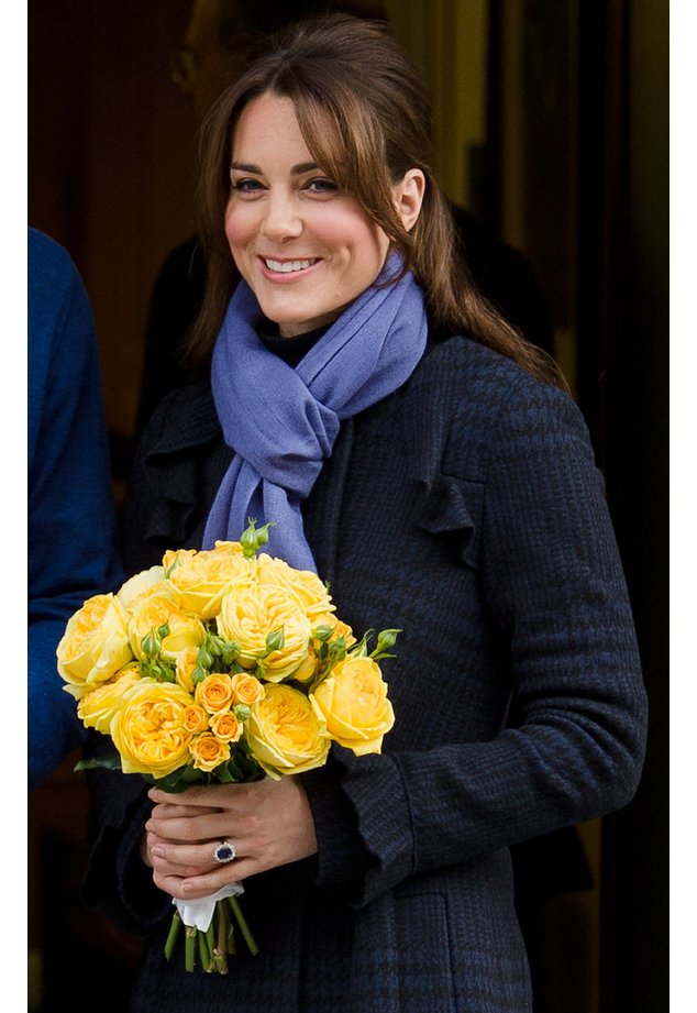Kate Middleton verlässt gerade das Edward VII Krankenhaus in London.