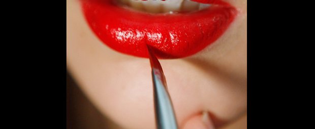 Rote Lippen