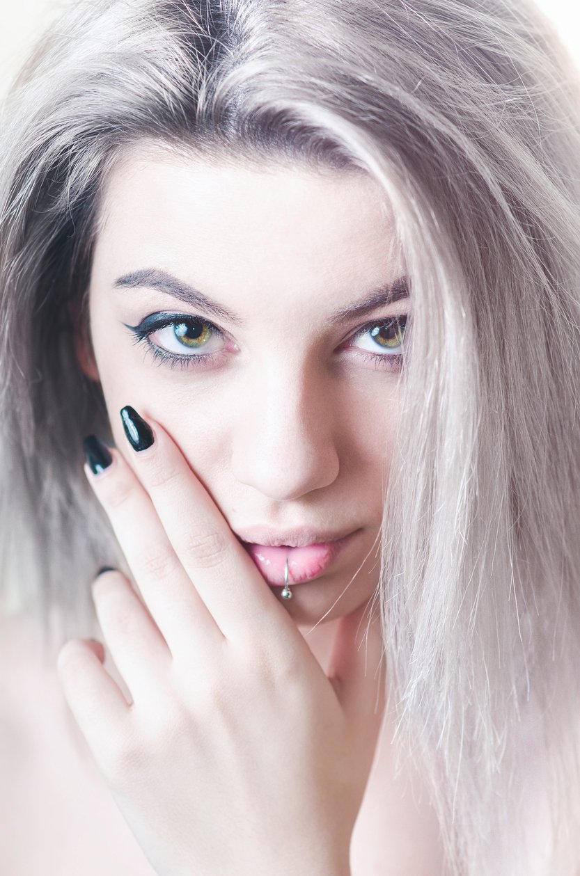 Unterlippenpiercing Unterlippenpiercing