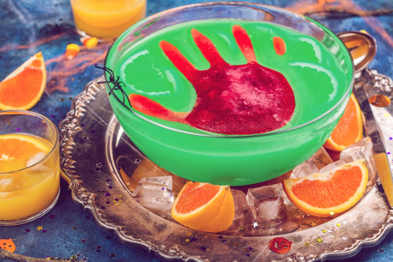 grüne Zombiebowle grüne Zombiebowle