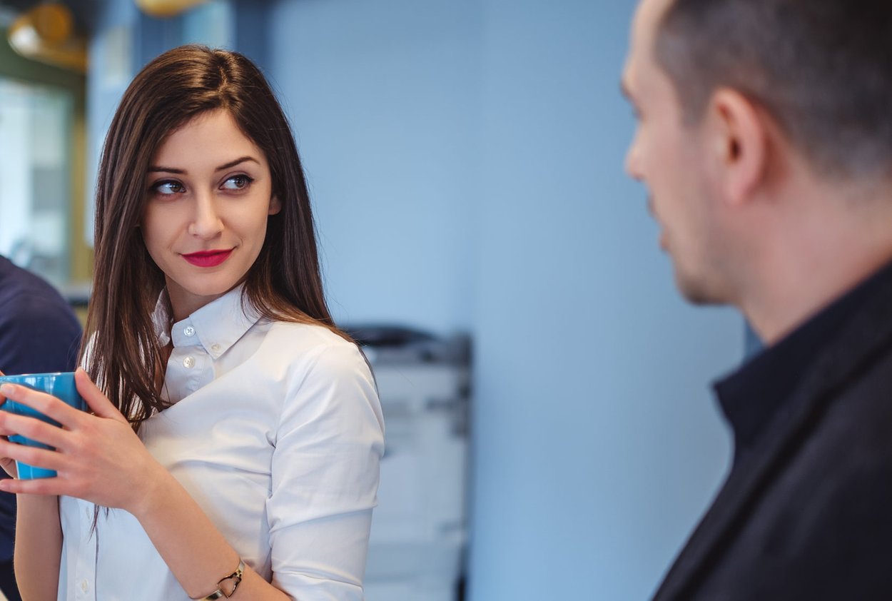 Flirt im Büro Flirt im Büro
