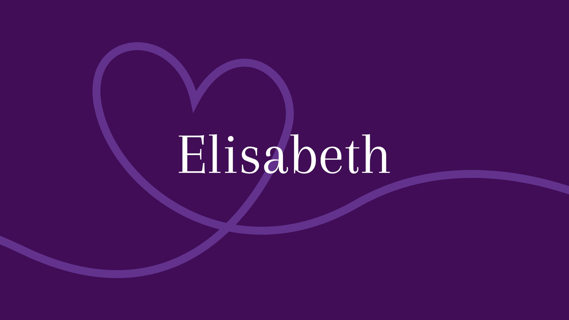 Elisabeth - Herkunft und Bedeutung des Vornamens