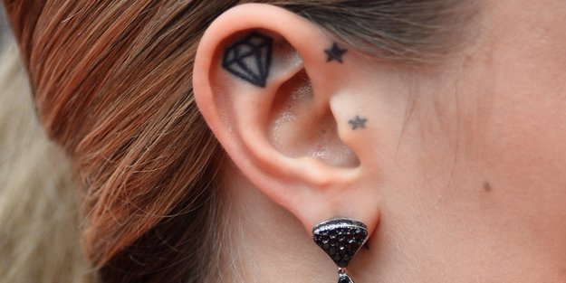 Diamant-Tattoo: Bedeutung & Vorlagen