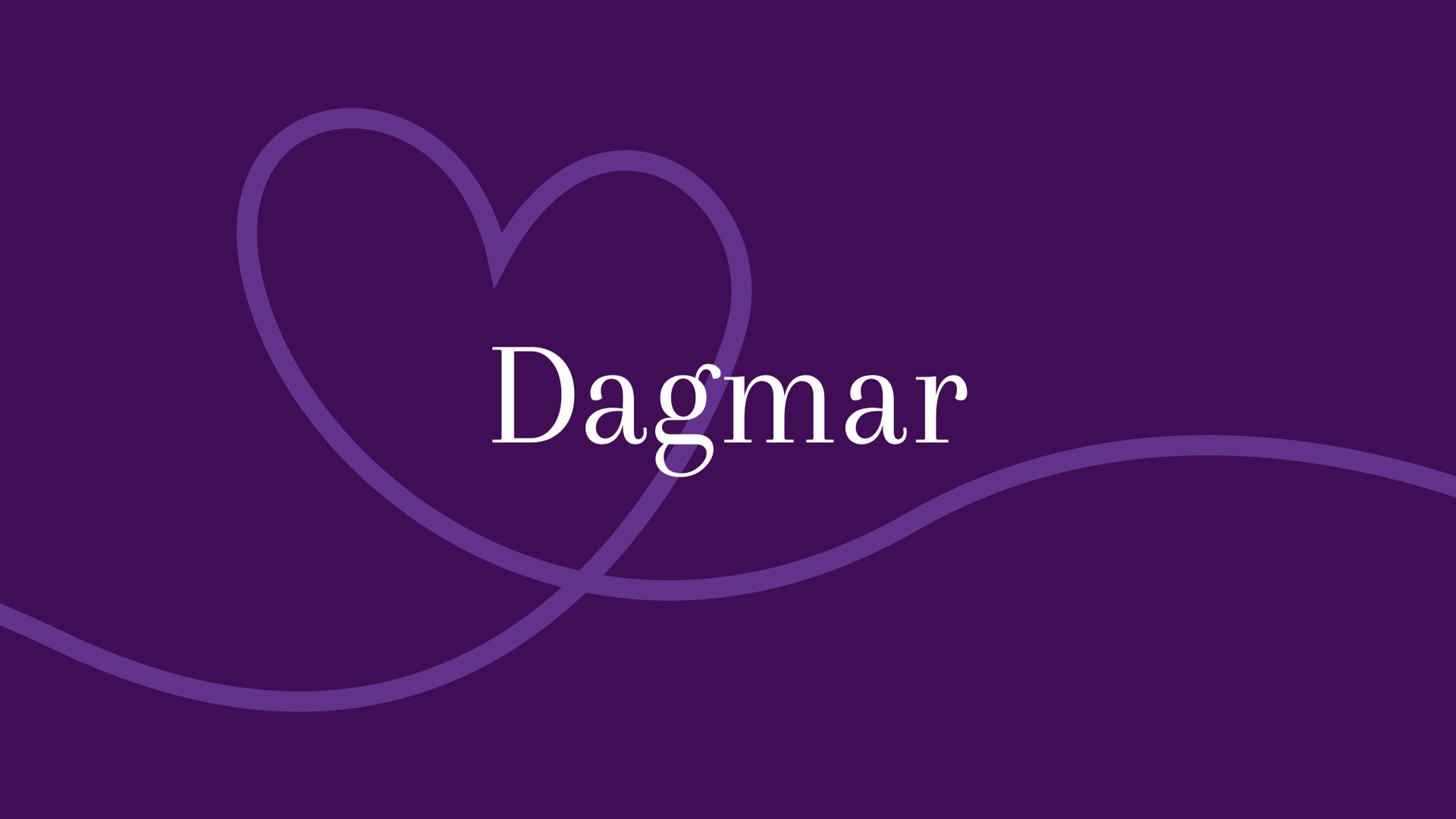 Dagmar Herkunft und Bedeutung des Vornamens