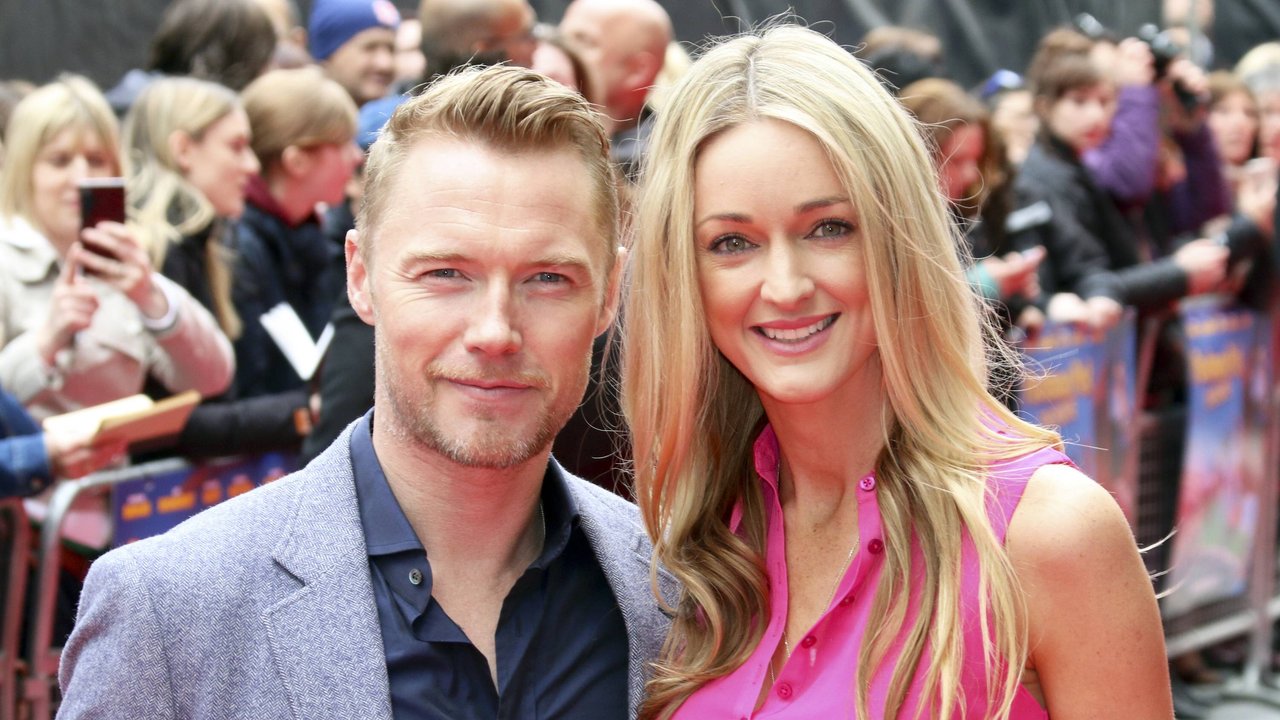 Storm Uechtritz und Ronan Keating bei der Premiere vom „Postman Pat“-Film in London.