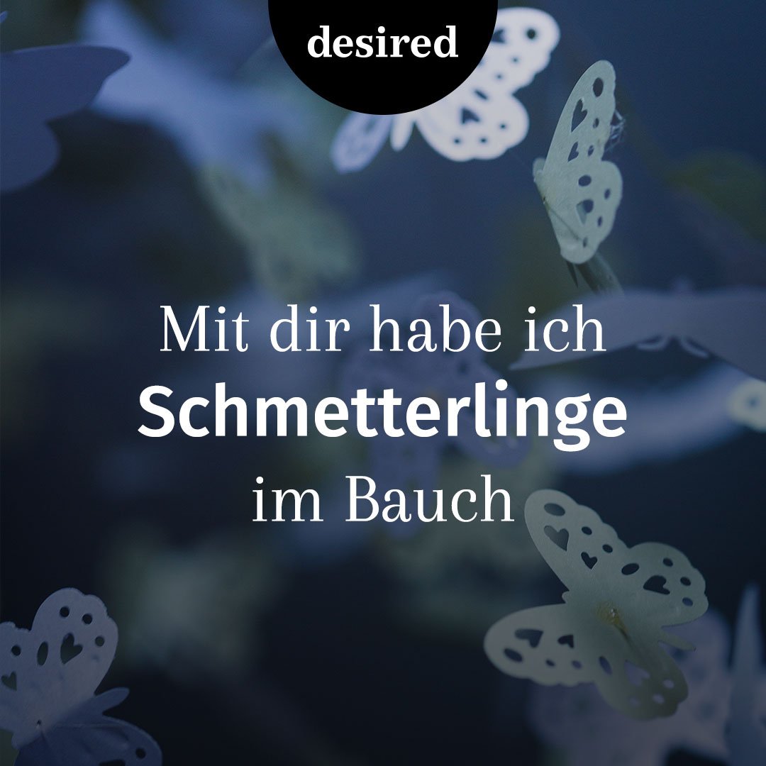 Schmetterlinge im Bauch Woher das Gefühl kommt & wie es lange bleibt