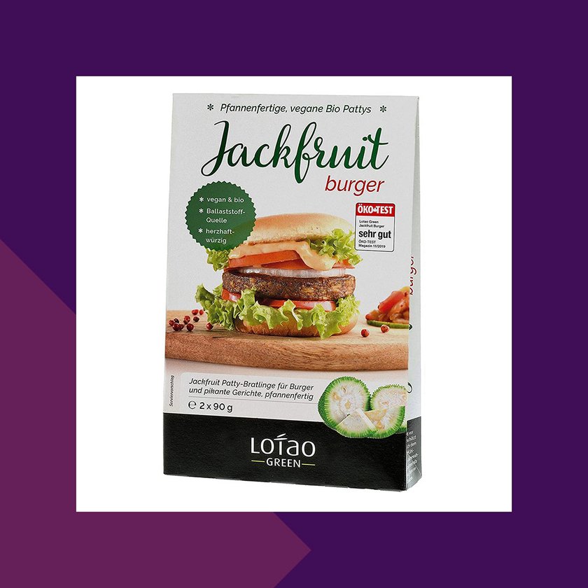 Lotao Jackfruit-Burger Bratlinge Gesunde Fertiggerichte