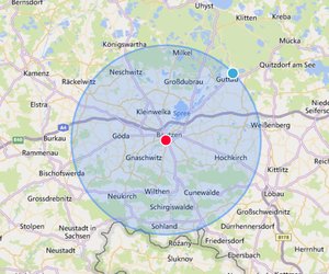 Maps-Trick: So siehst du direkt, wie weit dein 15-km-Radius reicht