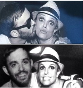 Britney Spears mit einem Mann Britney Spears mit einem Mann