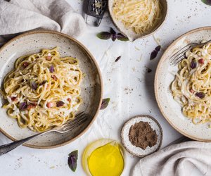 Spaghetti Carbonara ohne Ei