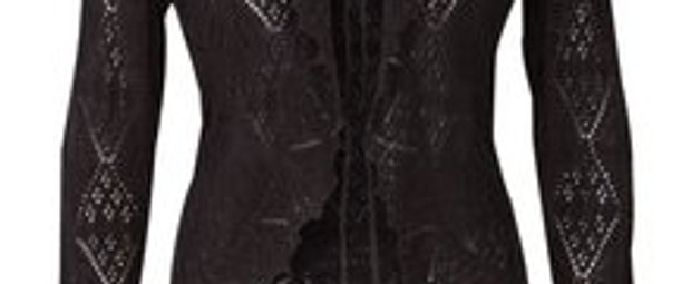 Gehäkelte Strickjacke
