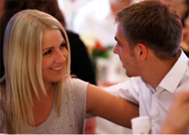 Philipp Lahm und seine Claudia: kirchliche Trauung Philipp Lahm und seine Claudia: kirchliche Trauung