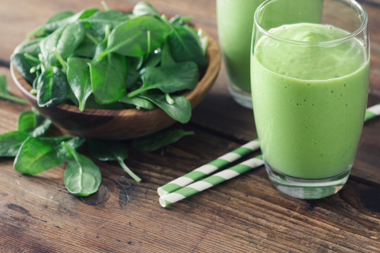 Detox-Getränke Spinat Saft Detox-Getränke Spinat Saft