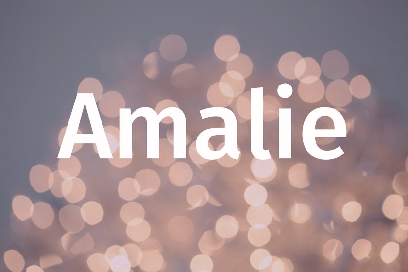 Name Amalie