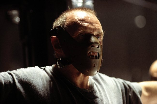 Anthony Hopkins als Hannibal Lecter in „Das Schweigen der Lämmer“ (1991)