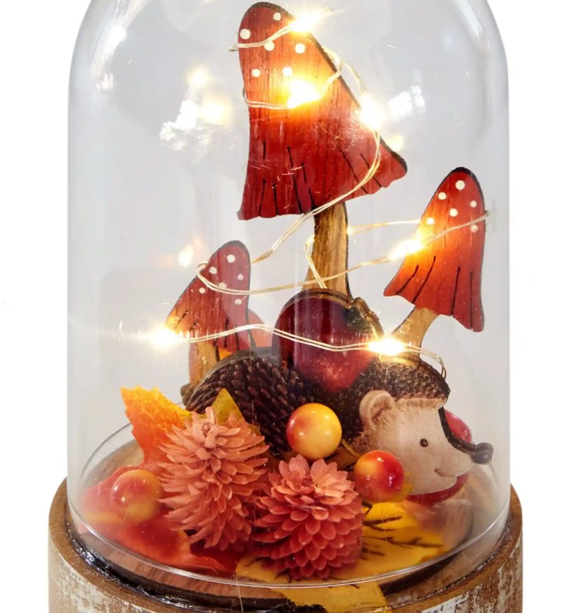 Herbstdeko Pilze, Igel