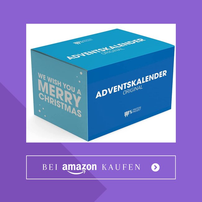 Fitness Adventskalender 2022 8 Kalender mit Protein, Snacks & mehr