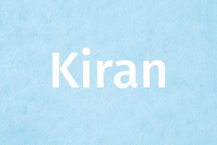 Name Kiran