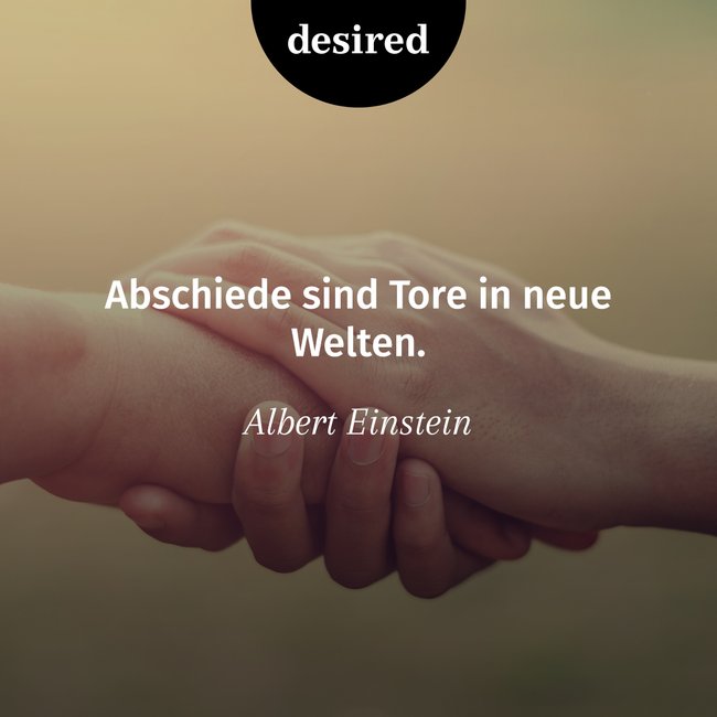 Abschied zitate