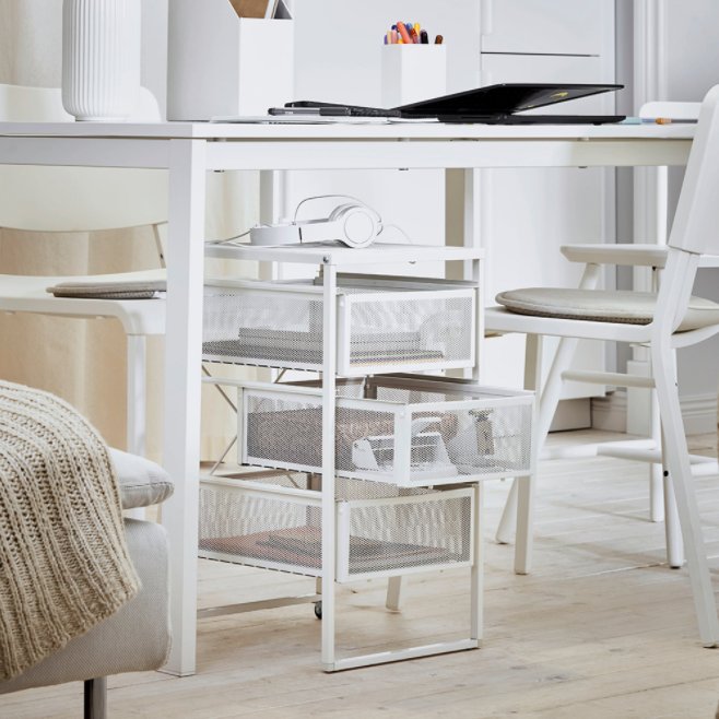 Home-Office mit IKEA: LENNART Schubladenelement