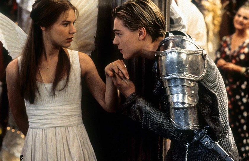 Claire Danes und Leonardo DiCarprio („William Shakespeares Romeo + Julia“)