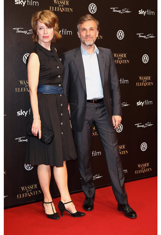 Christoph Waltz ist mit Judith Holste glücklich Christoph Waltz ist mit Judith Holste glücklich