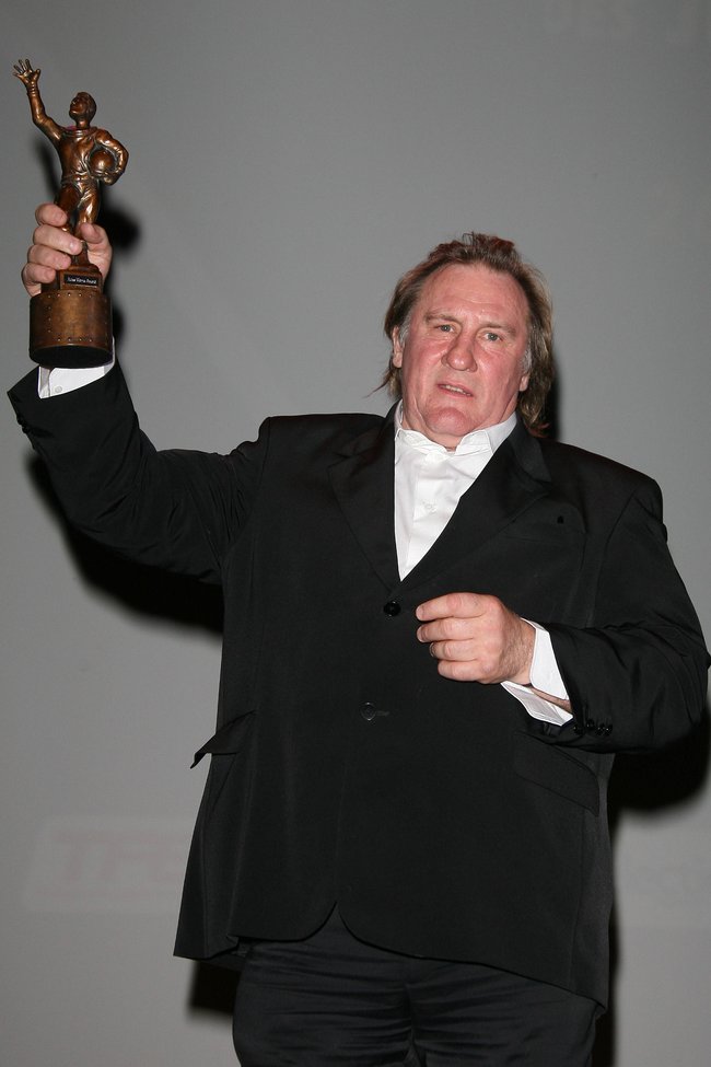 Gérard Depardieu beim Jules Verne Festival in Paris, 2009.