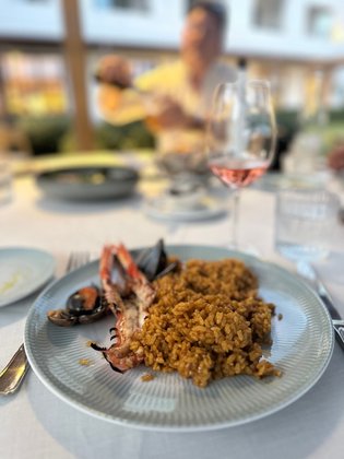Paella im Palmito