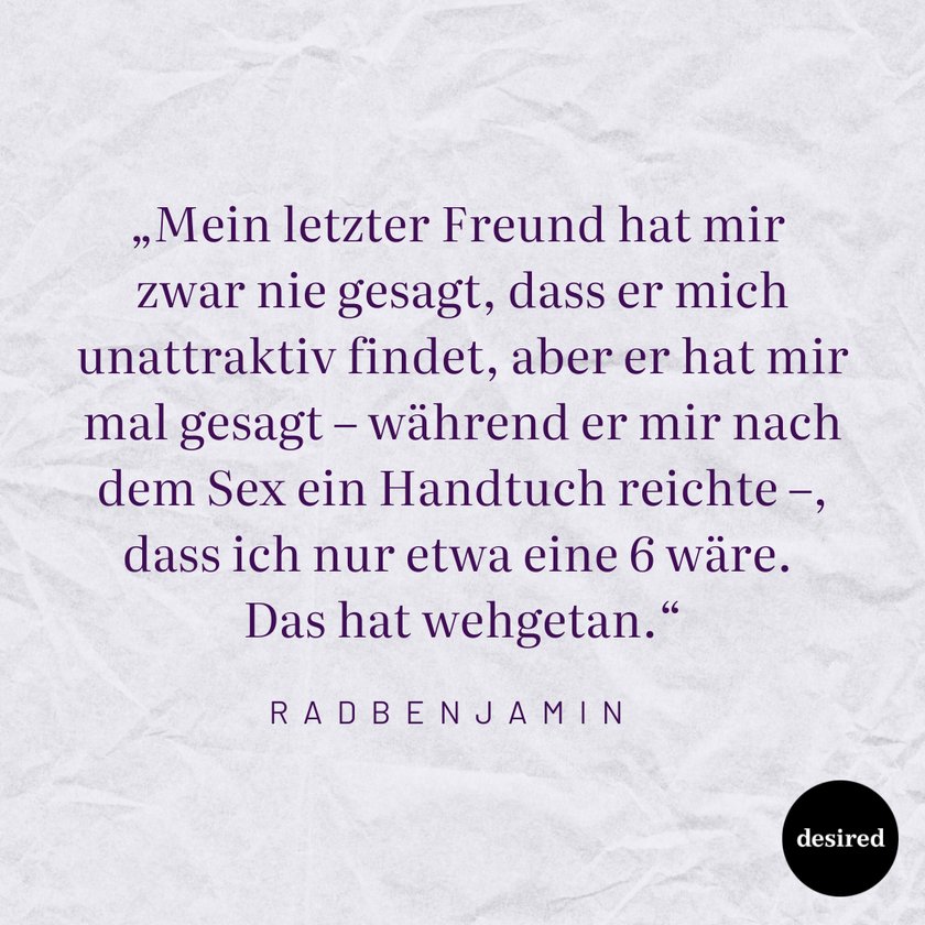 Wenn er sagt, dass er dich nicht mehr attraktiv findet