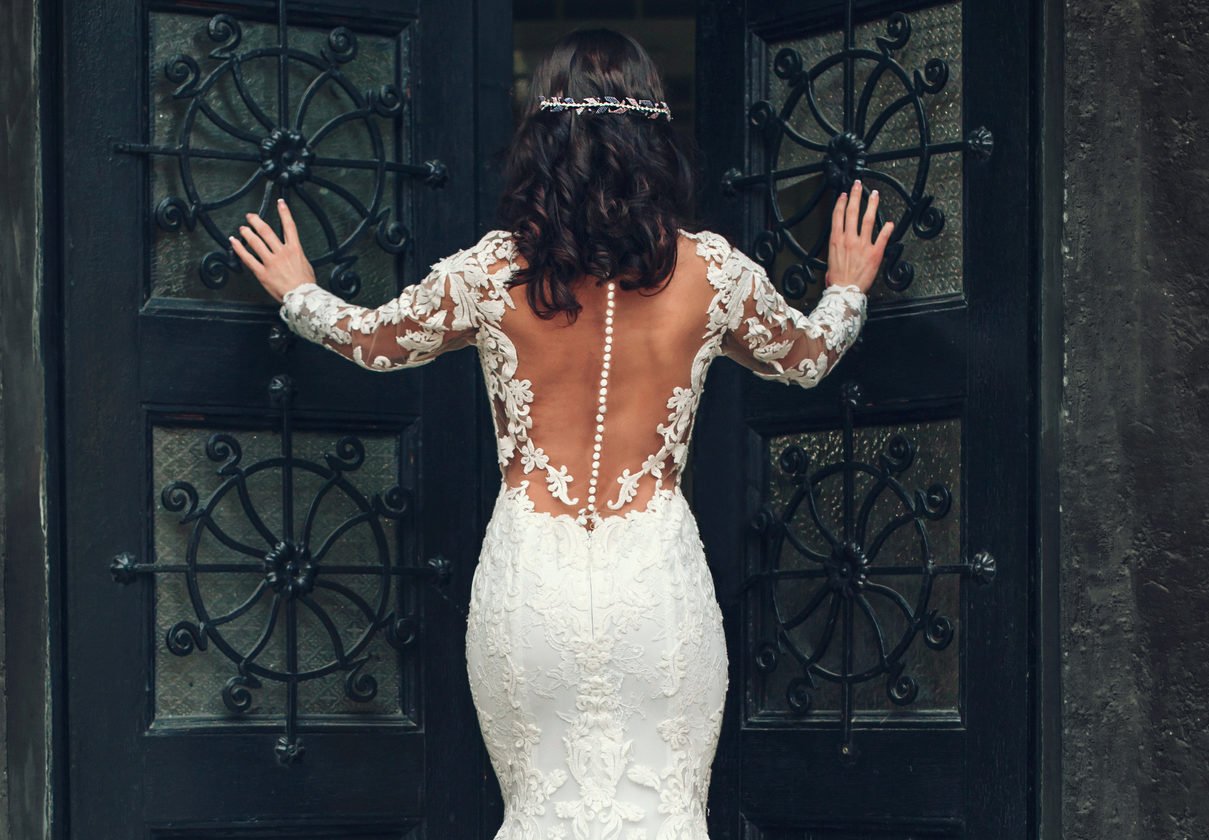 Rückenfreies Brautkleid Rückenfreies Brautkleid