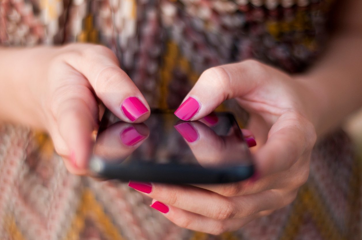 Smartphone schreiben Smartphone schreiben