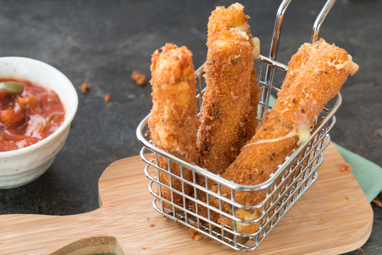 Mozzarella-Sticks selber machen Mozzarella-Sticks selber machen