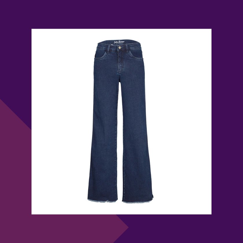 Bonprix - Straight Fit Stretch-Jeans mit Schlitz