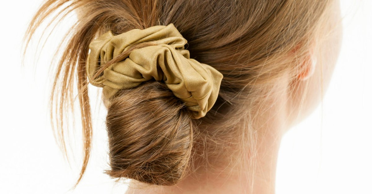 scrunchie haargummis sind zuruck